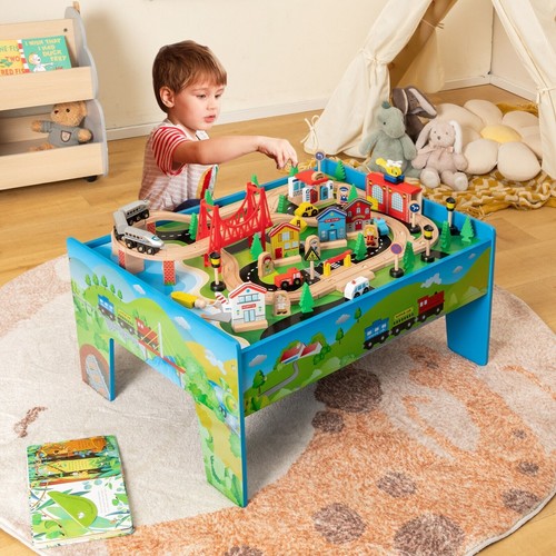 Piece wooden play table - play,