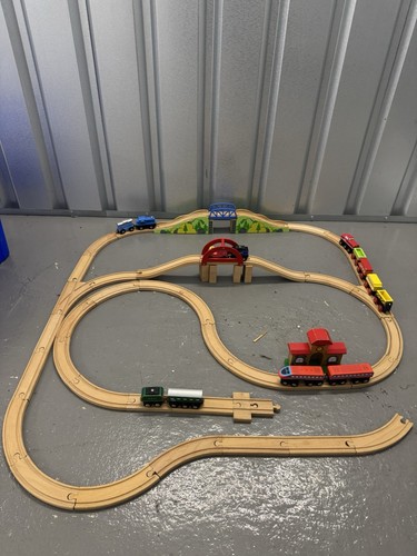 Brio wooden train - brio, table