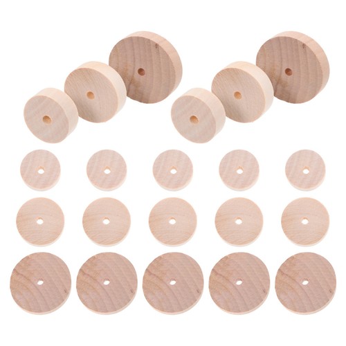 30pcs wooden wheels for - wooden,