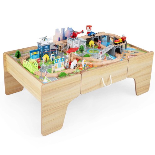 110 piece wooden - wooden, table
