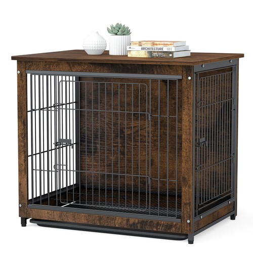 Luxury wooden dog - cage, puppy