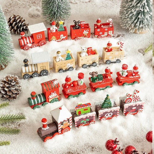 Wooden train set 4pcs for - set,