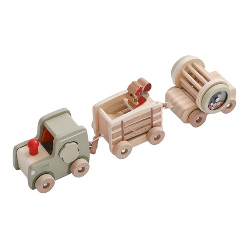 Wooden train toy - wooden,