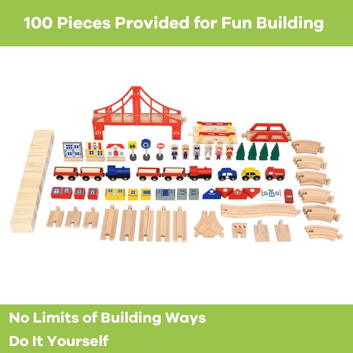 100 multicolor pieces - 100,