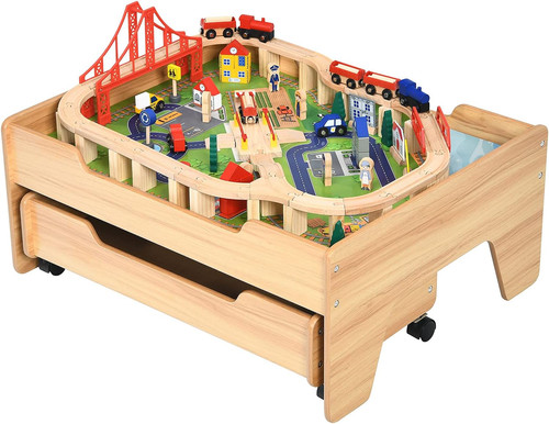 Train track set and - train,