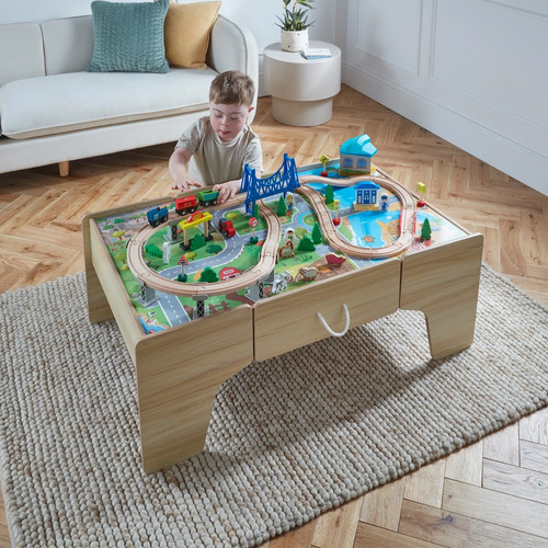 Squirrel play wooden train set - train,