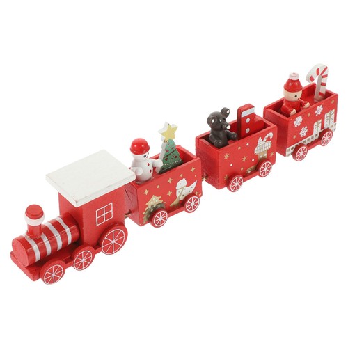 Wooden christmas train - wooden,